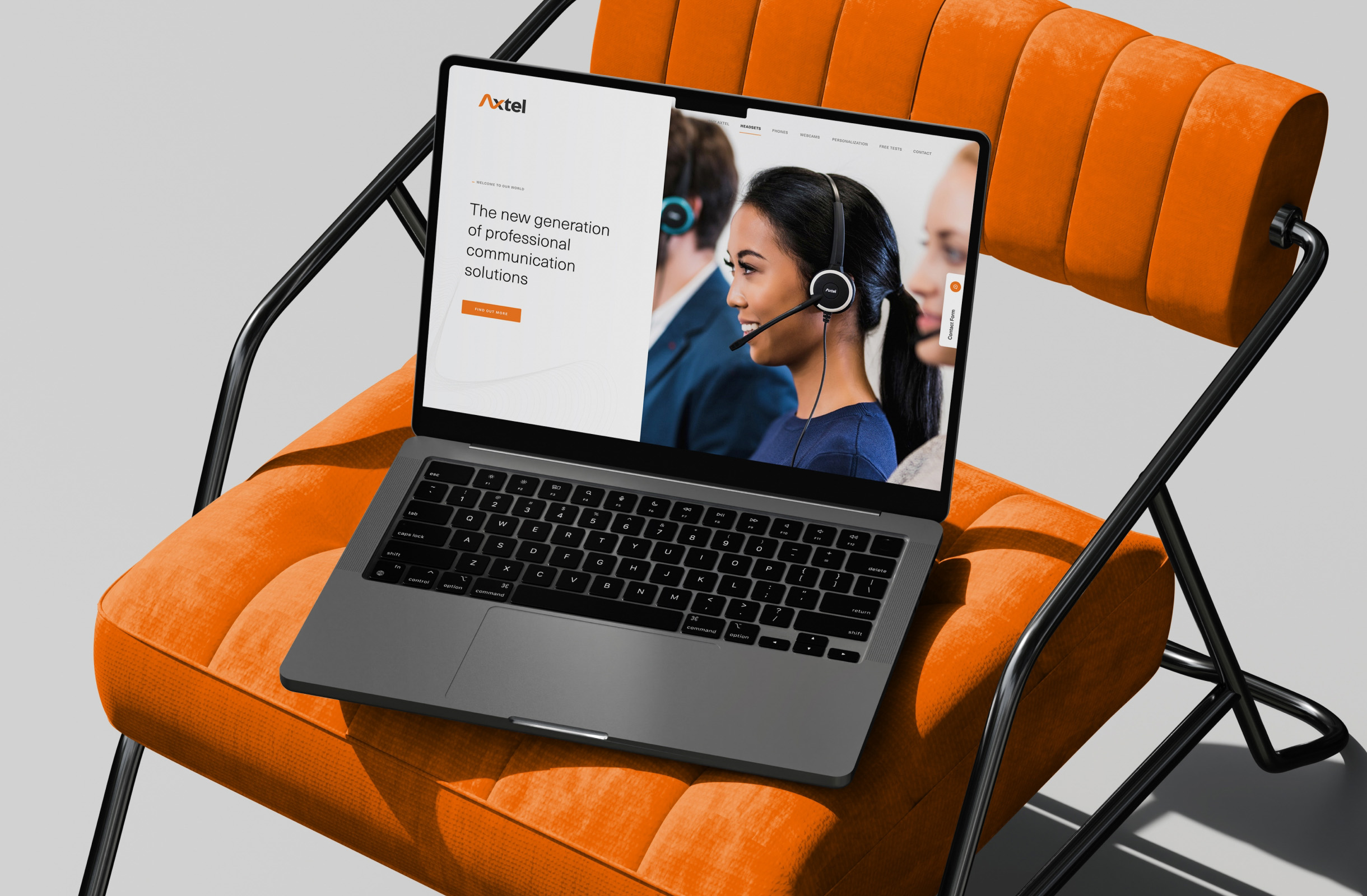 Axtel Headsets – projekt i wdrożenie strony internetowej