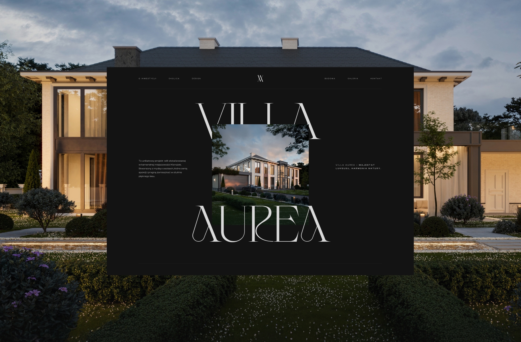 Villa Aurea – Branding inwestycji deweloperskich