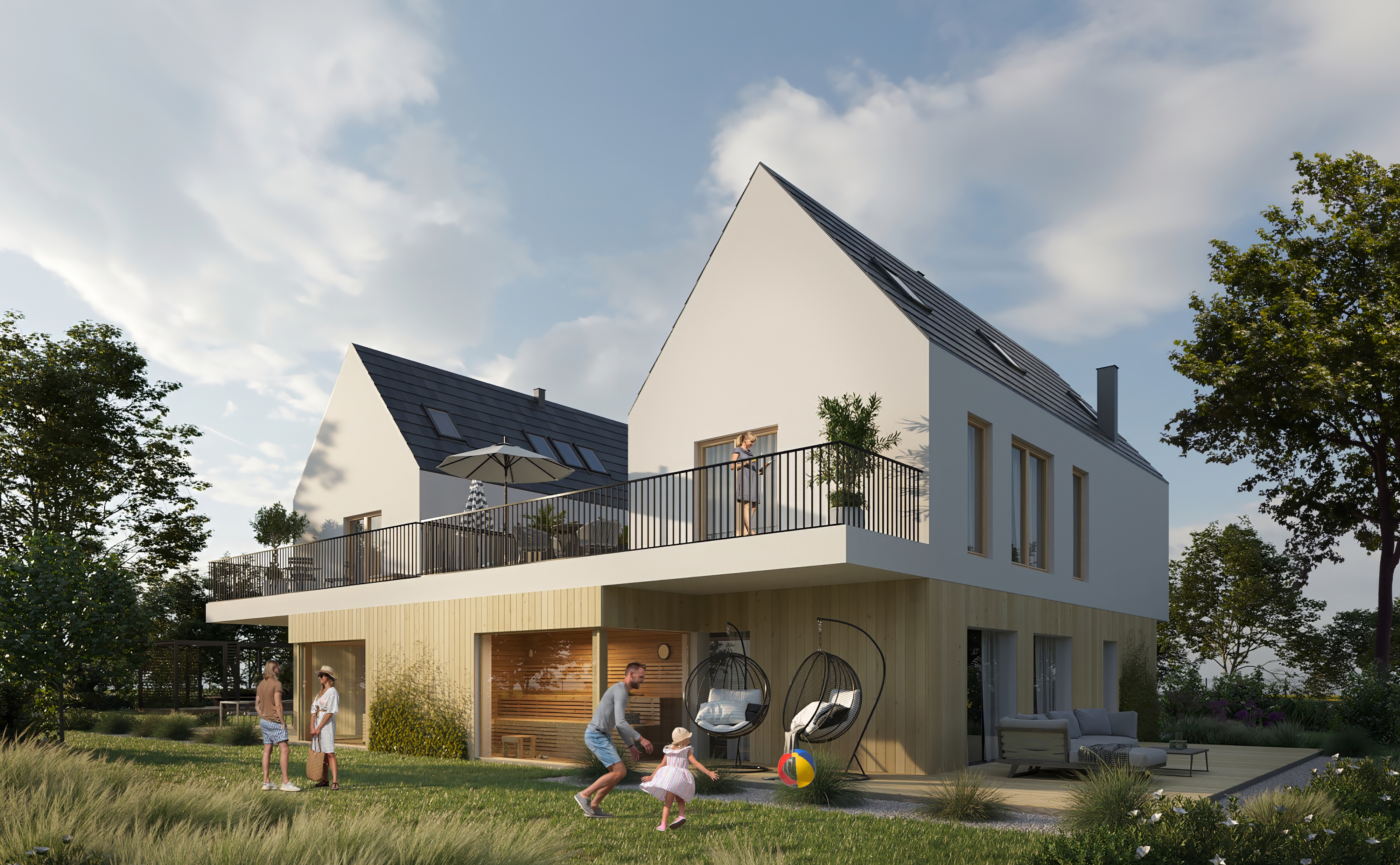 Wizualizacje zewnętrzne 3D — realizacja 3 — Marketing nieruchomości