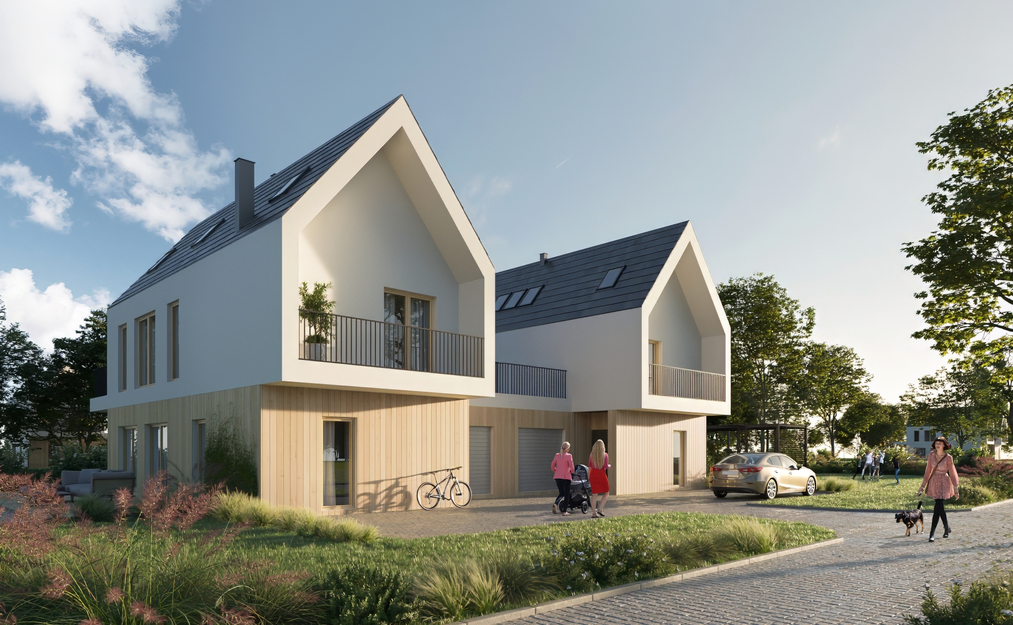 Wizualizacje zewnętrzne 3D — realizacja 1 — Marketing nieruchomości
